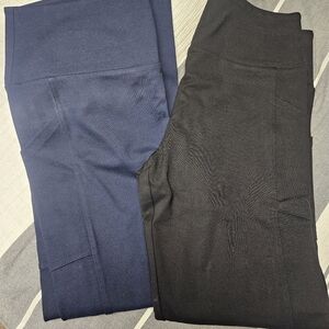 Lou & Grey Navy and Black Pants